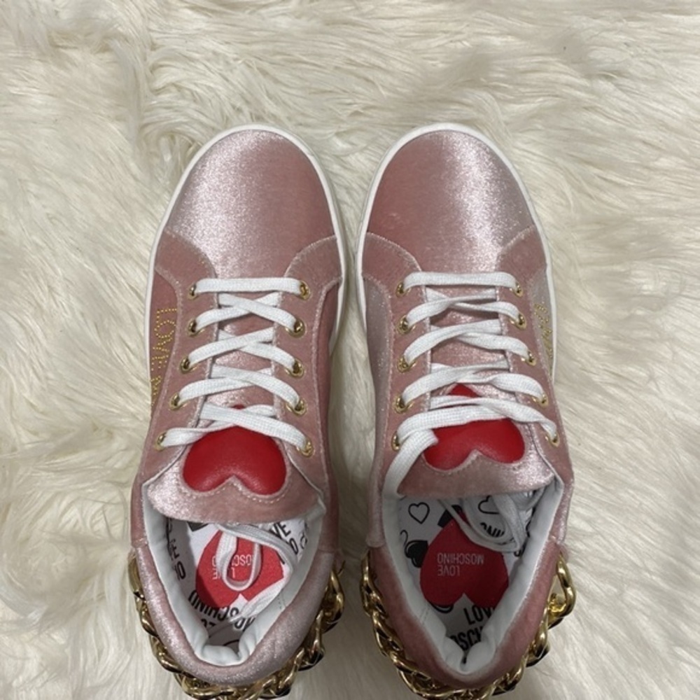 Love Moschino chain detail sneakers size 36EU - Picture 8 of 14